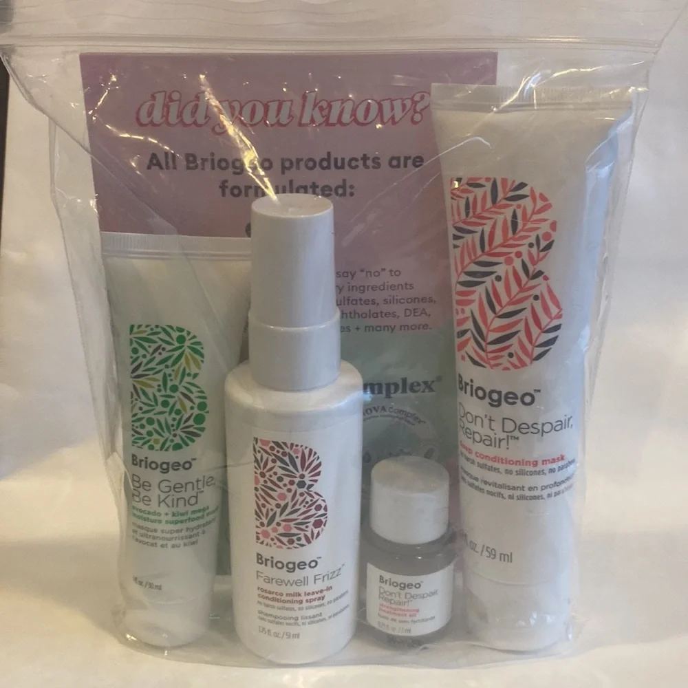 BRIOGEO 4p Mask Condition Spray Mask Treatment Oil $33 Black Owned CLEAN BEAUTY